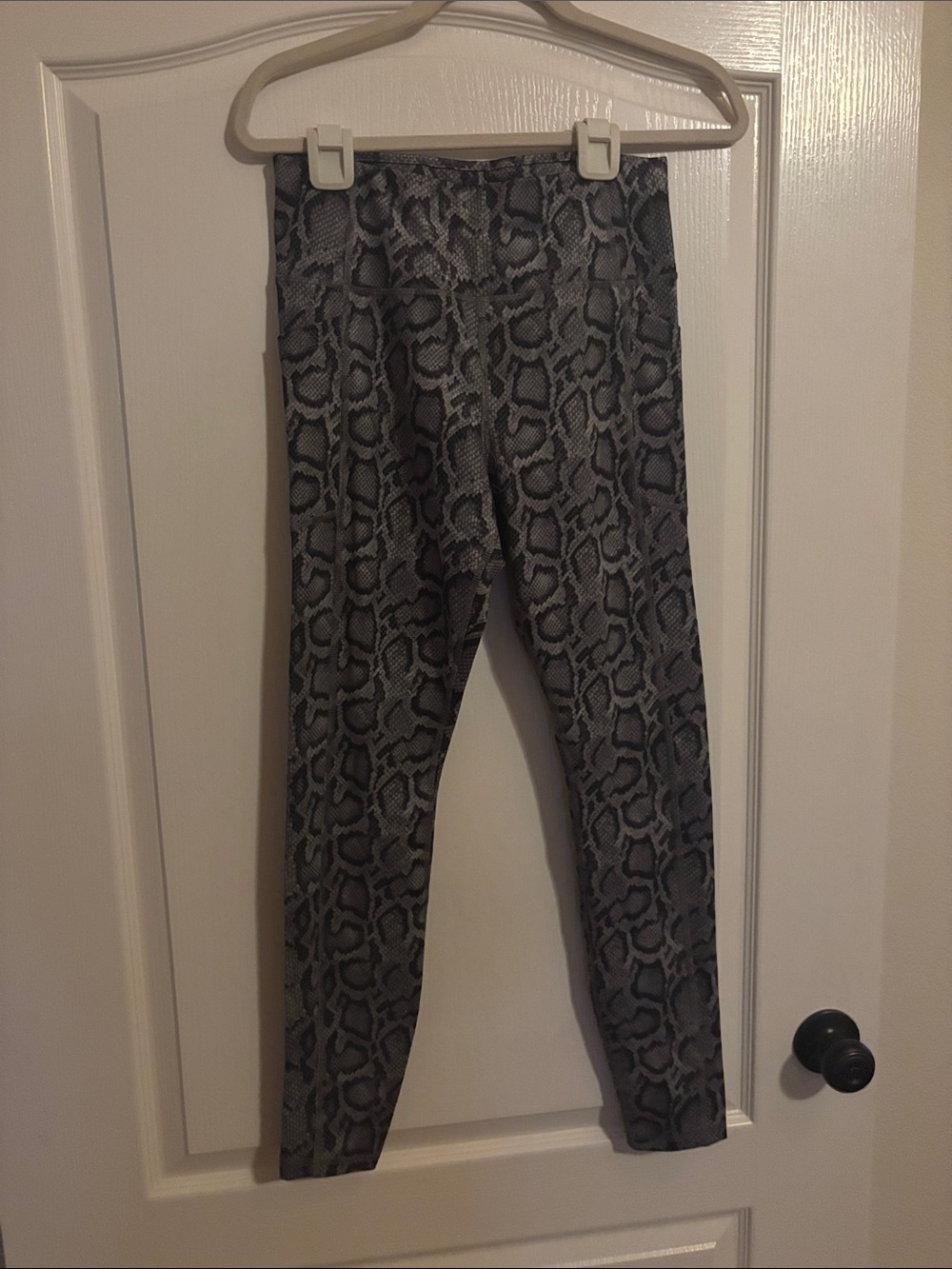 Avia Gray Snake-Print Leggings